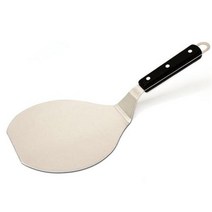 피자삽 알루미늄 화덕 화로 도우 Antiscalding 피자 삽 나무 손잡이 라운드 스테인리스 케이크 삽 굽기 공구 부엌 부속품, [01] Total length 37cm, Total length 37cm