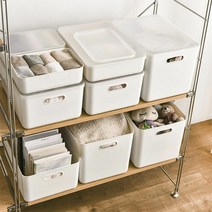 리빙박스 팬트리정리함 플라스틱수납함 덮개포함 3호, 사이즈:3호, 본상품선택