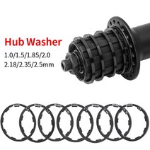 (호환) 자전거 허브 와셔 MTB 하단 브래킷 스페이서 플라이휠 카세트 가스켓 도로 자전거 Freehub 와셔 11.521.8522.182.352.5mm, [1] 10, [1] CHINA