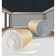 방음보드 스티커 접착용 방음 패널 두께 2cm 3cm 5cm 7cm 계란판 시트 목모보드, 블루 이중두께 7cm