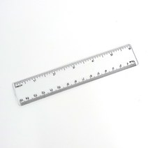 학용품 준비물 학생자 플라스틱 투명 15cm 방안자