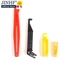 새로운 4 개대 블레이드 퓨즈 풀러 자동차 퓨즈 클립 도구 추출기 제거 보안 액세서리 자동차 퓨즈 홀더, 없음