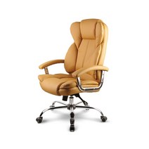 두다닥 CH-170 브라운 인조가죽 중역의자, 단품