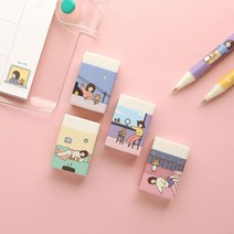 부드러운 지우개 학생 학용품 직장인 필기류 문구 형광펜 케이스 수정테이프 구 학용품 볼펜 팬시, 쿠팡 본상품선택