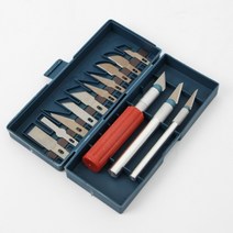 교체용 조각도 세트 조각칼 목공예 케이스 13p