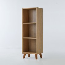 블리스데코 루메스 가로세로 3칸 책장 BOS034_C, 세로, 오크