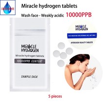 알카리 이온수기 10000ppb 세안 미라클 수소수 약산성 피부 항산화 및 노화 방지 체험팩 5개입, 없음