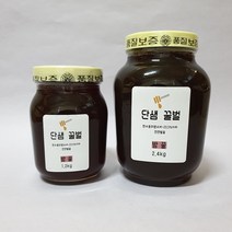 단샘꿀벌농장 아카시아꿀 야생화꿀 밤꿀 2.4kg 1.2kg 병꿀