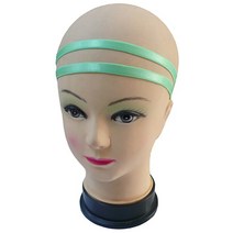 쿨 운동 땀흡수 헤어밴드 테니스 축구 이중 탄성 머리띠 소프트볼 미끄럼 방지 실리콘 고무 헤어 밴드 붕대 머리에 붕대, 5 라임