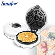 붕어빵틀 기계 Sonifer-750W 전기 와플 기 온도 조절 가능 주방 아침 식사 메이커 붙지 않는 코팅 플레이트 선물용 220V, 01 SF6081_03 AU, 01 SF6081_03 AU