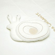 오가닉 달팽이모양 유아 짱구베개