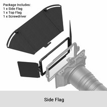 SmallRig-휴대용 미니 팔로우 포커스 줌 컨트롤 경량 & 4x5.65 매트 박스 소니 캐논 BMPCC DSLR 카메라 짐벌용, 06 Side Flag 3597