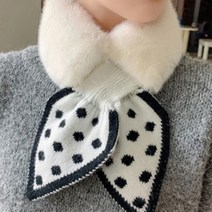 스윙어패럴 리본 도트 퍼머플러