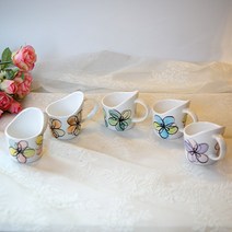 예쁜 도자기 종이컵 홀더 컵홀더제작 개업선물 리버티에디션2 핸드페인팅 핸드메이드, 브라운