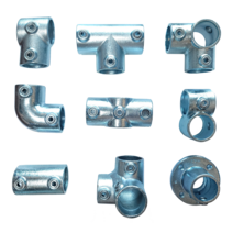 40A 실버 파이프외경 45-49mm 아인스타 무용접 파이프클램프 파이프조인트 아시바클램프, 158, 40A (48.3mm)