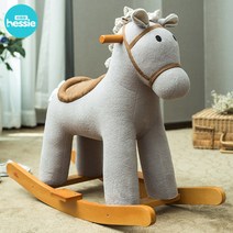 트로이 흔들목마 어린이 승마 말 장난감 실내 거실, F