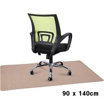 ETUDIER 의자매트 긁힘방지 체어매트 바닥보호 90 x 140 cm, 베이지(90x140cm)