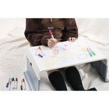 탄탄공부상 유아 어린이 좌식 공부상 책상, 단품