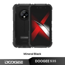 공기계 DOOGEE S35 Rugged Phone Sony 13MP Triple Camera Mobile Phones 360 All Round Protection 3GB＋16GB Cellphone 4350mAh, Orange