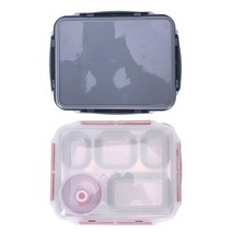 Bento 상자 스테인레스 스틸 Leakproof 의자 수프 그릇 컨테이너 학교 식기, 파란