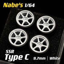 19인치 휠18인치 휠자동차 휠 1/64 Chika Nabes 8.9mm 9.7mm 타이어 림 BBS LM VSXX RS 레이 TE37 와타나바 164 HW 토미 미니 GT 합금, [17] 9.7mm SSR white, 1개
