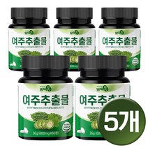 발효 여주 추출물 정 분말 가루 60정 국산발효여주원료사용, 5개