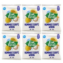 잇리얼 비건스낵 후무스칩 씨솔트 45g x 6 Pack, 6개