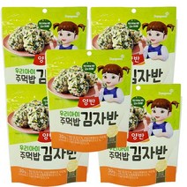 일루몬트 (5개묶음) 우리아이를 위한 김과 야채 콩순이 우리아이 주먹밥 김자반 30g, 5개