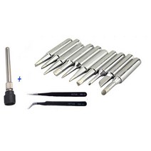 Hakko 936 Lukey 852D 898d SAIKE ATTEN AOYUE KADA YIHUA 납땜 스테이션 핀셋 2개 900M-T 인두 팁, 한개옵션0