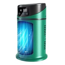 무시동에어컨 차박용 화물차 차박 캠핑카 카라반 캠핑 중장비 침실 사무실용 r9cd 휴대용 에어컨 미니 개인 증발식 공기 냉각기, 초록