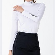 반폴라 이너웨어 여성 골프 긴팔 티 여성골프웨어 골프티 여자골프복, 옵션, 화이트:S(55)