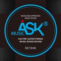 Askmusic 일렉기타 스트링 Nickel Round Wound SE1046 (10-46)