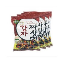 우리밀 채식 감자짜장라면(128g) 8봉, 채식감자짜장면 x 8봉
