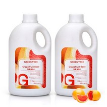 과일생생플러스 그린트리 홍자몽 베이스 1.8kg x 2개, 홍자몽 과육 베이스의 표준