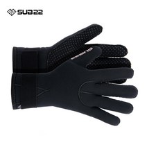 서브22 다이빙 스킨스쿠버 장갑 3mm, S