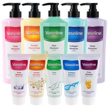 바세린 대용량 모이스처 바디로션/핸드/풋크림 500ml, 선택:(4개)바세린 케라틴 핸드크림 80ml