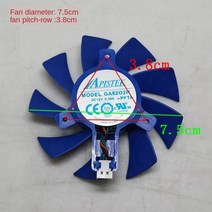 Geforce GTS450 GTX460 Gtx550ti GTX450 일반 그래픽 윈드 팬 0.36A 카드 SXDOOL