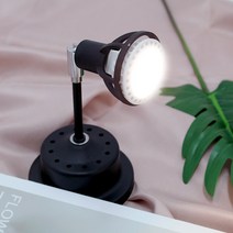 타로시 닥스 전구 포함 10cm 미니 스탠드 인테리어 피규어 건담 포인트 전시 조명, 직부소켓(백색)주광색