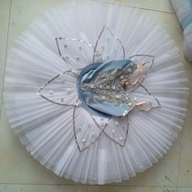 피겨연습복 피겨 스케이트 복 드레스 의상 어린이 전문 발레 투투 살구 핑크 백조의 호수 댄스 의류 키즈, 03 하늘색_02 120