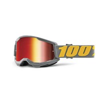 100% 백퍼센트 스트라타 STRATA 2 Goggle 바이크 오토바이 고글 (옵션선택), 06.이지피지-미러 레드 렌즈