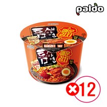 [ 팔도 ] 틈새라면 매운김치 큰컵 105g / 컵라면 매운라면 김치라면, 12개