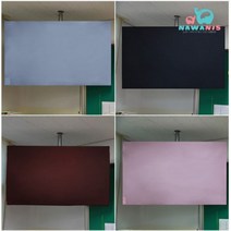 장난감 완구 TV 티비 생활용품 유모차 카시트 운동기구 모니터 가전제품 다용도 덮개 덥개 커버 카바 가리개 밴딩 보관 먼지 차단 학교 식탁의자 가구 웨건 소파 안마의자 화장대 선물, 블랙L(TV 70-90인치까지)