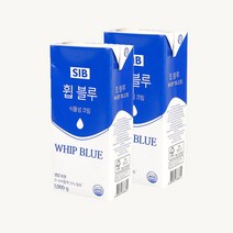 상세정보참조 선인)휩블루 가당식물성휘핑크림 6팩-토핑