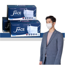 파크랜드 페이스 비말차단 마스크 (KF-AD) 50매, WHITE