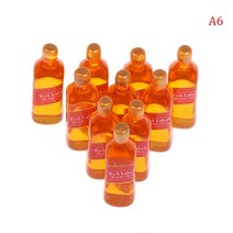 양주 미니어쳐 위스키 술 초소형 병 미니 취미 인테리어 소품 3/5/10pcs 수지 귀여운 인형 집 미니 시뮬레, 06 15