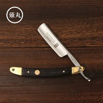 일본 수입 이발소 바버샵 일자 클래식 외날 면도기 옛날 구식 군대 수동 핸디, A_마호가니, one size