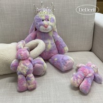 데데리트 귀여운 체리블라썸 레인보우 레트로 토끼 애착인형 키링 생일 선물, 5.오로라 곰