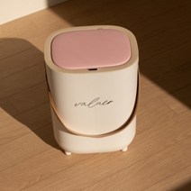 발루어랩 자동 센서 인테리어 쓰레기통 16L, 소프트 핑크, 1개