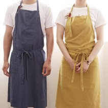 아이엠판다 프렌치 린넨 앞치마, 민트, 1개