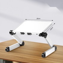 스탠딩책상 테이블 서서일하는 노트북 높이조절 휴대용, A